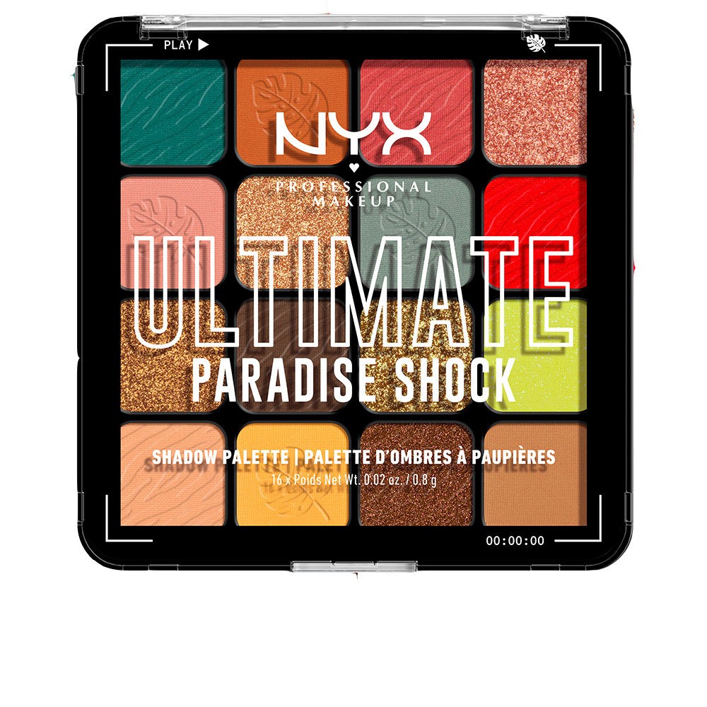 Nyx Professional Make Up Palette di ombretti ULTIMATE PARADISE SHOCK 16 x 0,8gr unisex