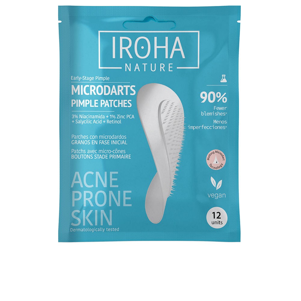 Iroha Patch micro-scure per pelli a tendenza acneica con acido salicilico 12 unità unisex