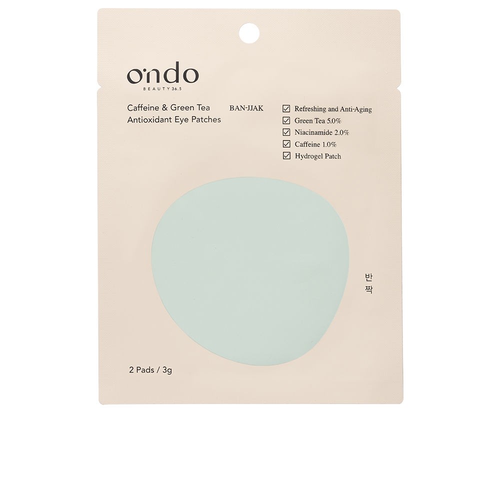Ondo Beauty 36.5 Patch oculari antiossidanti alla caffeina e tè verde 2 pezzi donna