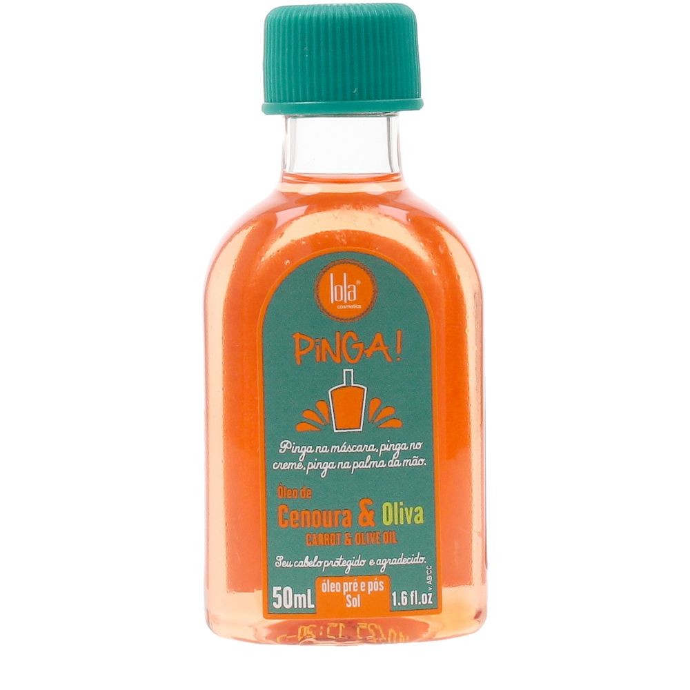 Lola Cosmetics PINGA CARROT & OLIVE OIL protezione solare per capelli 50ml donna