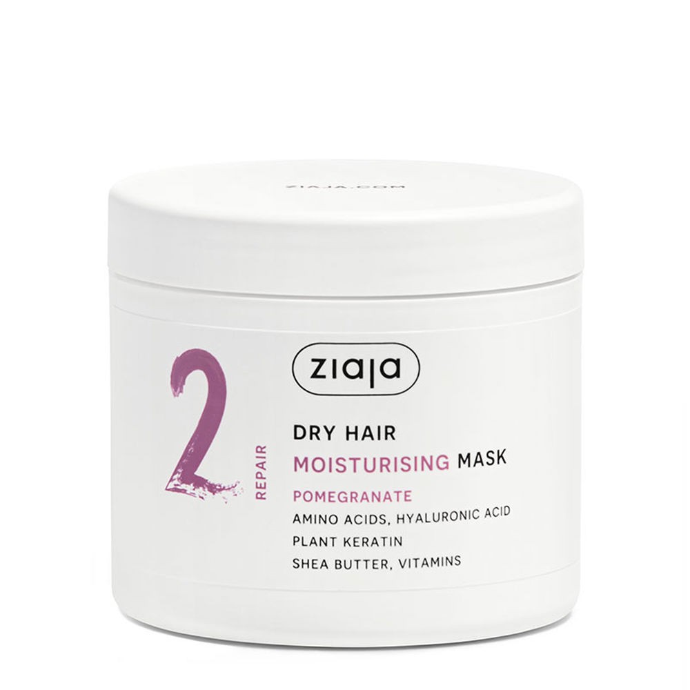 Ziaja PLANT ESSENTIALS Maschera idratante per capelli al melograno 350ml unisex