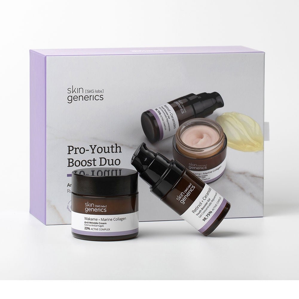 Skin Generics PRO-YOUTH BOOST DUO 2 pezzi concentrated gel 20 ml + anti-wrinkle cream 50 ml donna