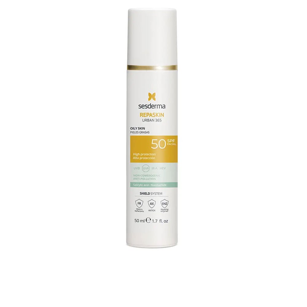 Sesderma REPASKIN URBAN 365 crema solare per pelligrasse SPF50 50ml unisex