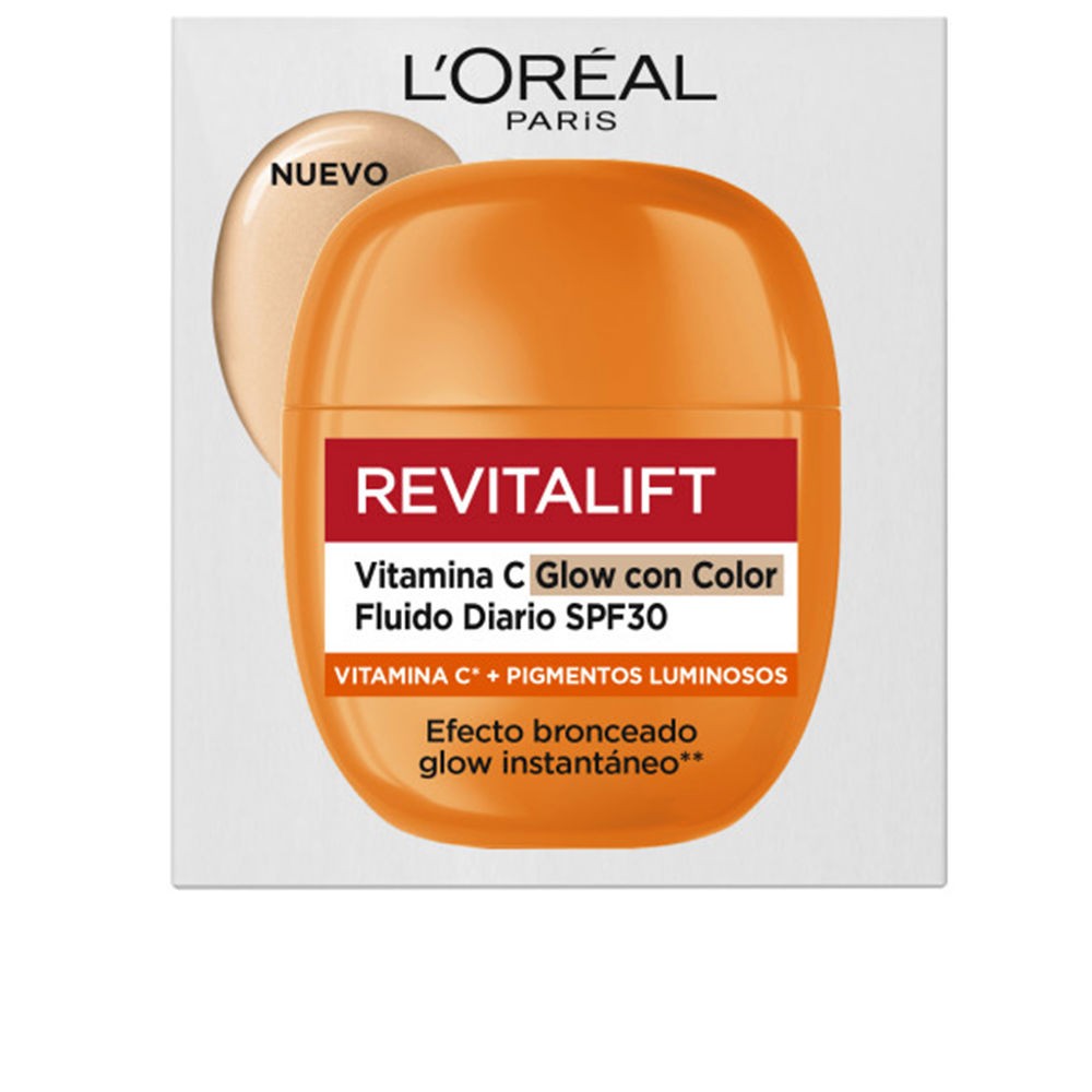 L'Oréal Paris REVITALIFT VITAMIN C fluido colorato illuminante quotidiano SPF30 40ml unisex
