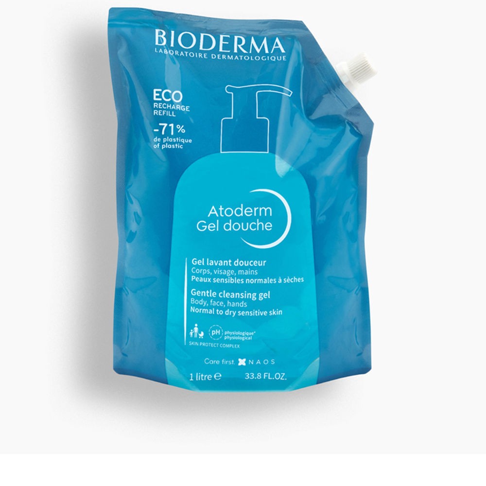 Bioderma Ricarica di gel doccia ATODERM per tutta la famiglia, 1000ml unisex
