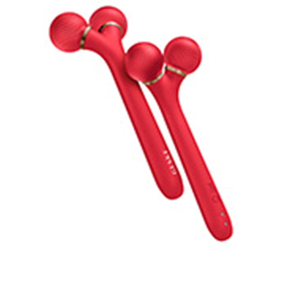 Geske Rullo per la pulizia del viso sonico 4 in 1 con guida tramite app intelligente n.Rosso 1 unità unisex