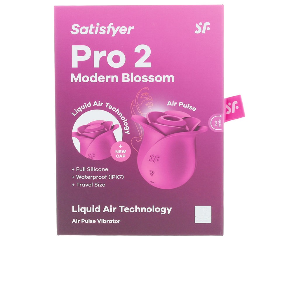 Satisfyer SATISFYER PRO 2 Stimolatore a onde rosa moderno, 1 unità donna
