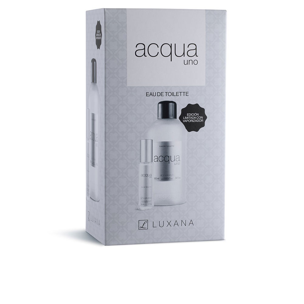 Luxana Set ACQUA UNO 2 pezzi Eau de Toilette spray 1000 ml + Eau de Toilette spray 30 ml unisex