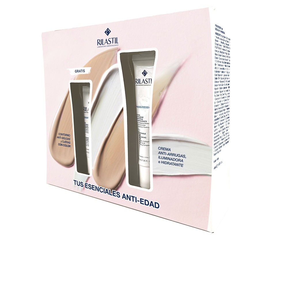 Rilastil SET ANTIRUGHE PROGRESSION+ 3 pezzi Facial cream 40 ml + Eye contour with color 1 unit donna