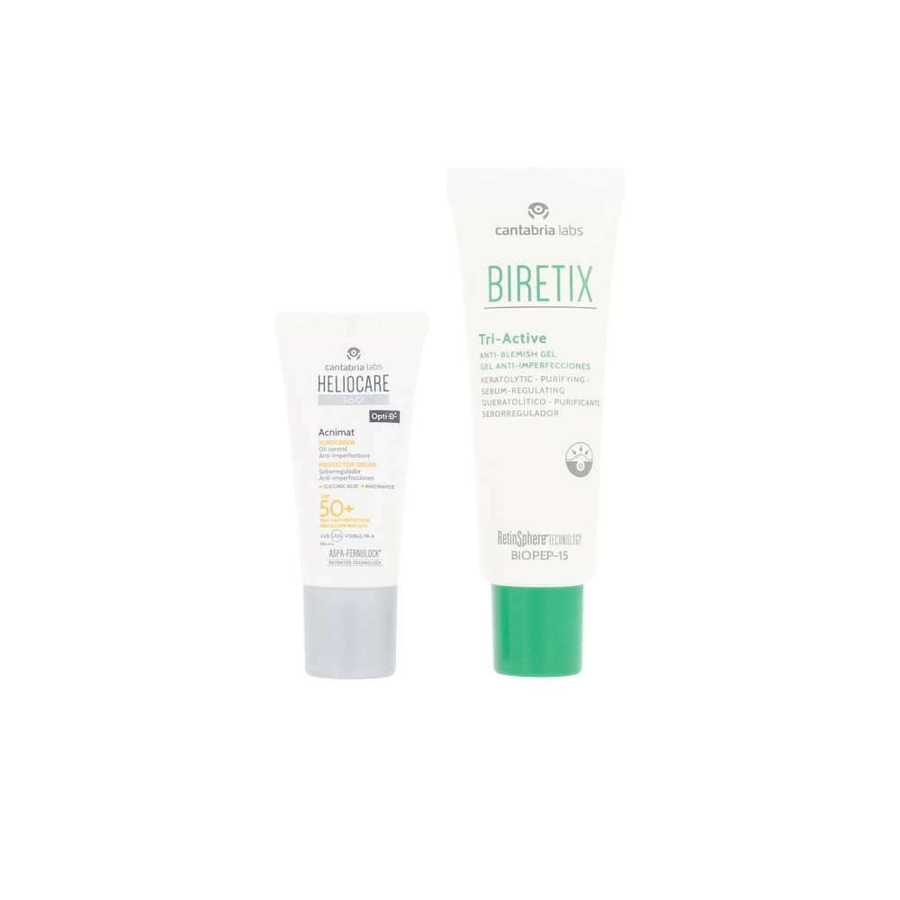 Biretix Set BIRETIX TRI-ACTIVE da 2 pezzi Anti-blemish gel 50 ml + Sunscreen SPF50+ 1 unit unisex