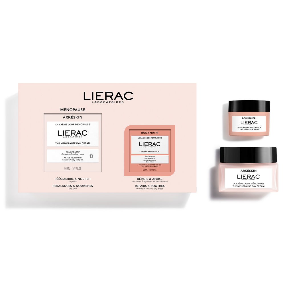 Lierac Set di 2 creme giorno Arkeskin Day cream 50 ml + SOS balm 30 ml donna
