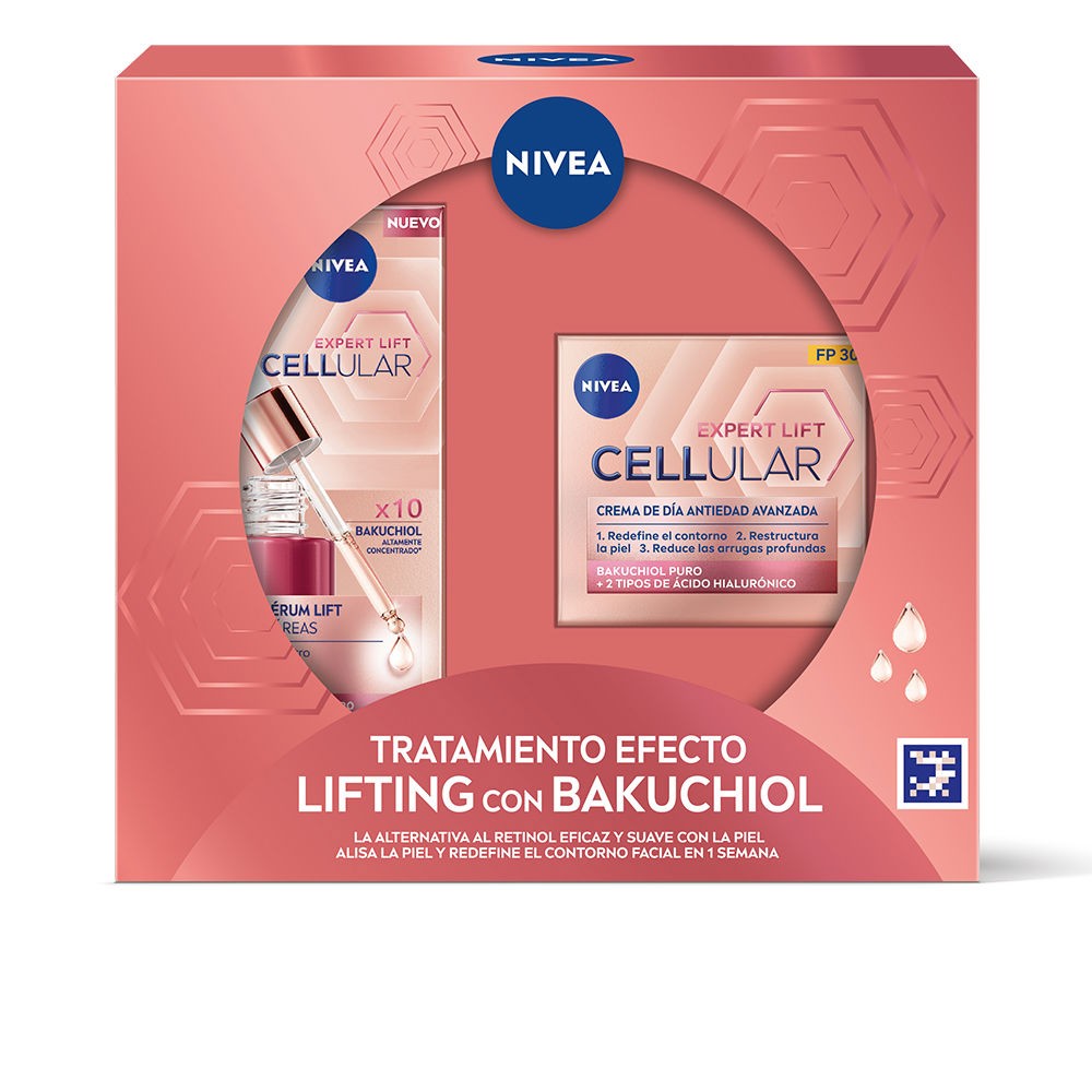 Nivea SET DI 2 CREME GIORNO E SIERO EFFETTO LIFTING day cream + serum pipette unisex