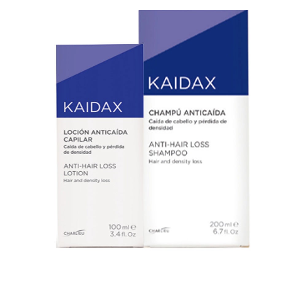 Kaidax Set di 2 lozioni anticaduta Kaidax Forte. Lotion 100 ml + Shampoo 200 ml unisex