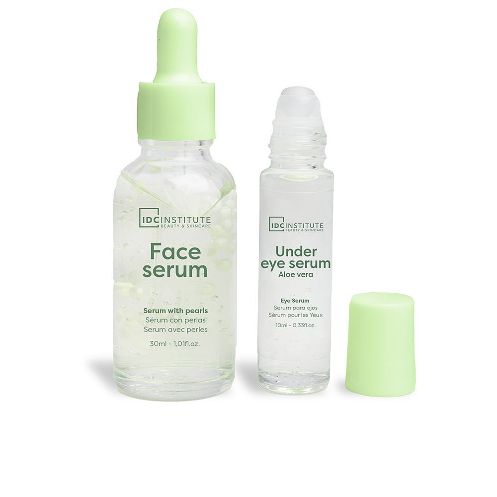Idc Institute SET DI 2 PEZZI DI ALOE VERA Pearl Serum 30 ml + Eye Contour Serum 10 ml unisex