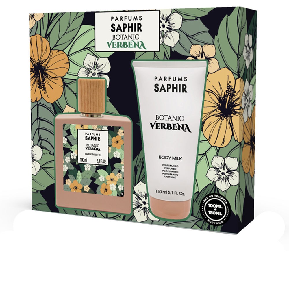 Parfums Saphir SET DI 2 VERBENE BOTANICHE Eau de Toilette spray 100 ml + body lotion 150 ml donna