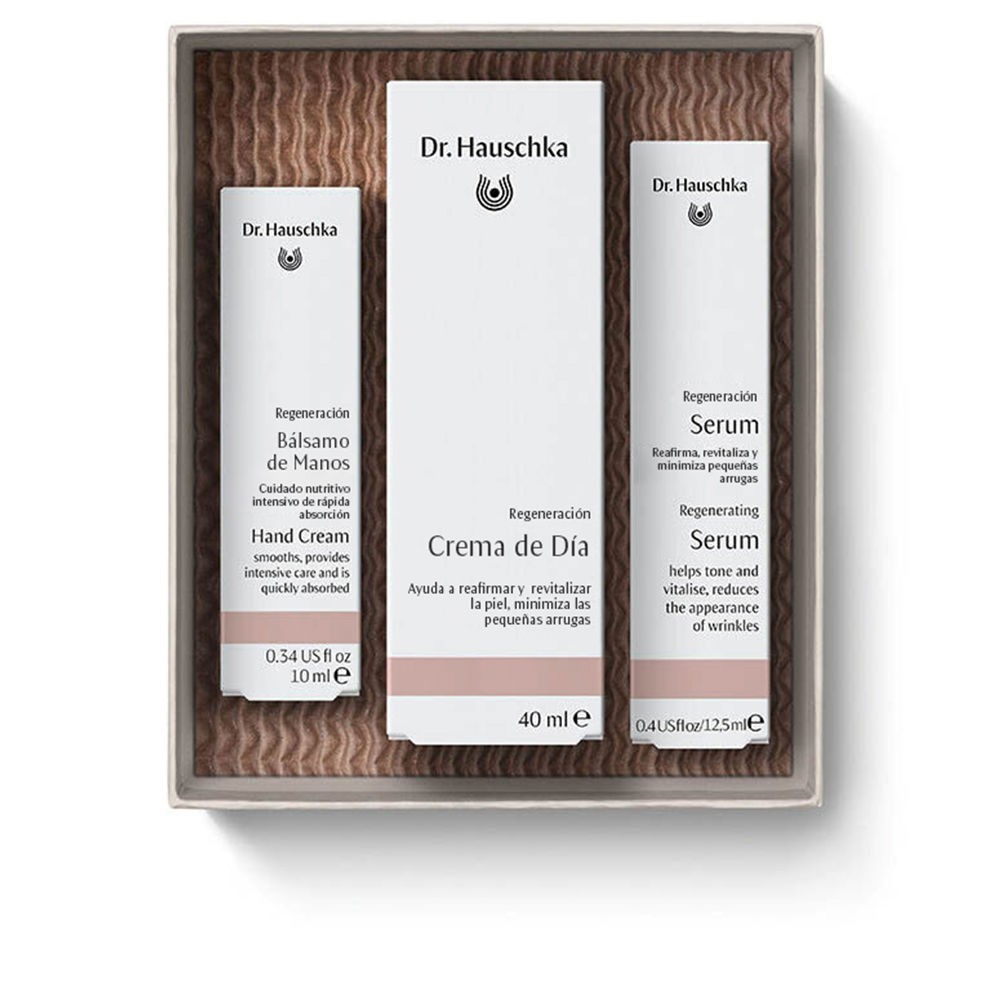 Dr. Hauschka SET DI 3 CREME GIORNO RIGENERANTI Facial cream 40 ml + Regenerating serum 12.5 ml + Hand balm 10 ml unisex