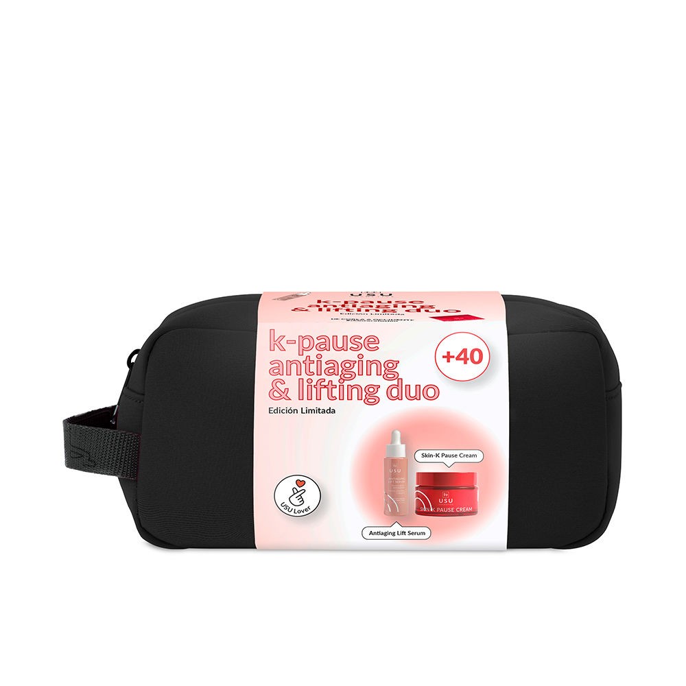 Usu Cosmetics SET SKIN-K PAUSE CREMA + SIERO 3 pezzi Cream 50 ml + Serum 30 ml + Toiletry bag 1 unit unisex