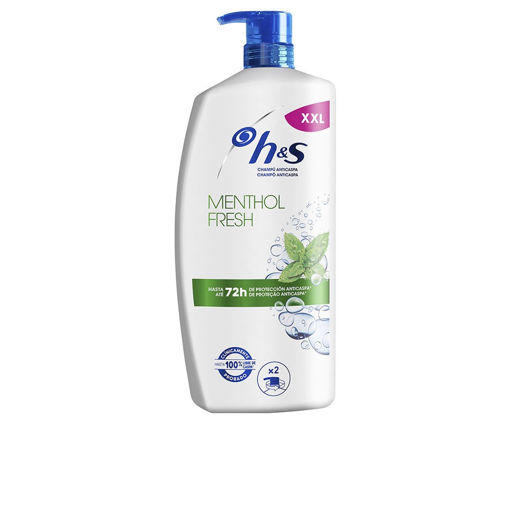 Head & Shoulders Shampoo antiforfora H&S MENTHOL FRESH con dosatore a pompa, 1000ml unisex
