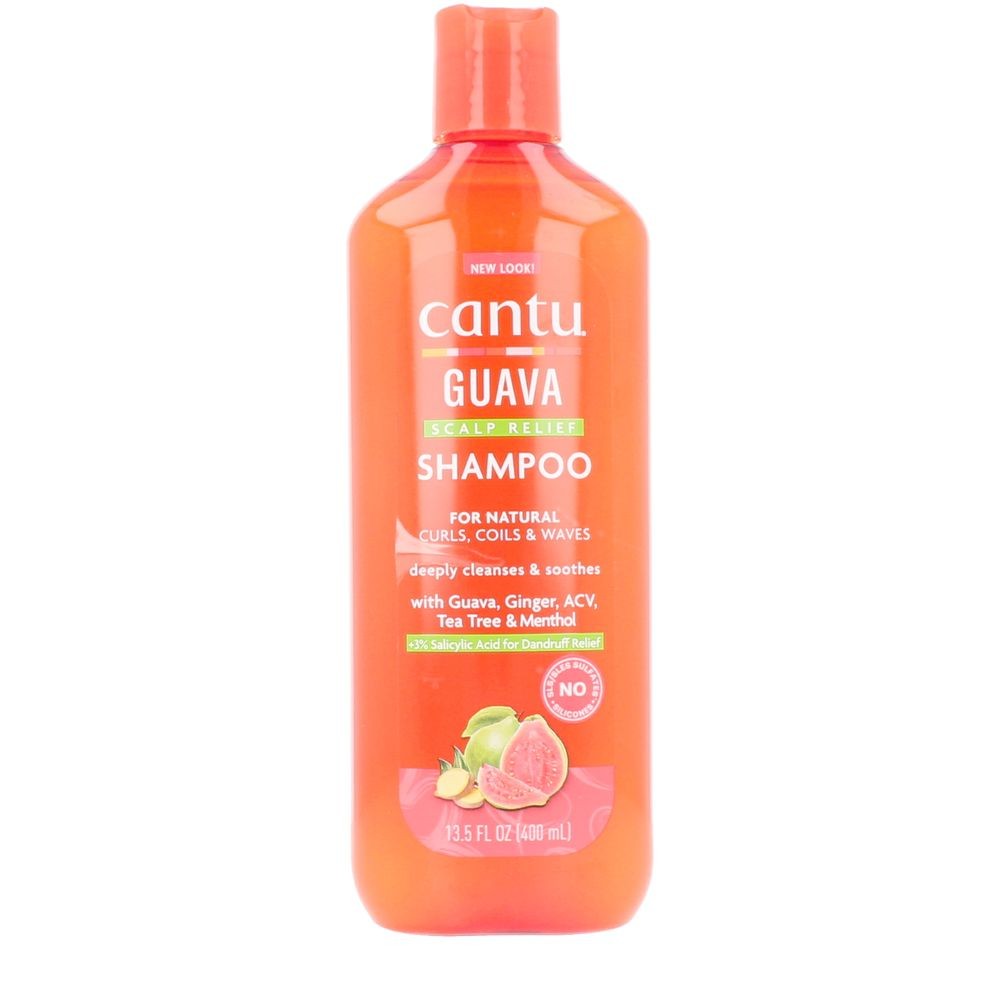 Cantu Shampoo lenitivo per il cuoio capelluto al GUAVA e ZENZERO 400ml donna
