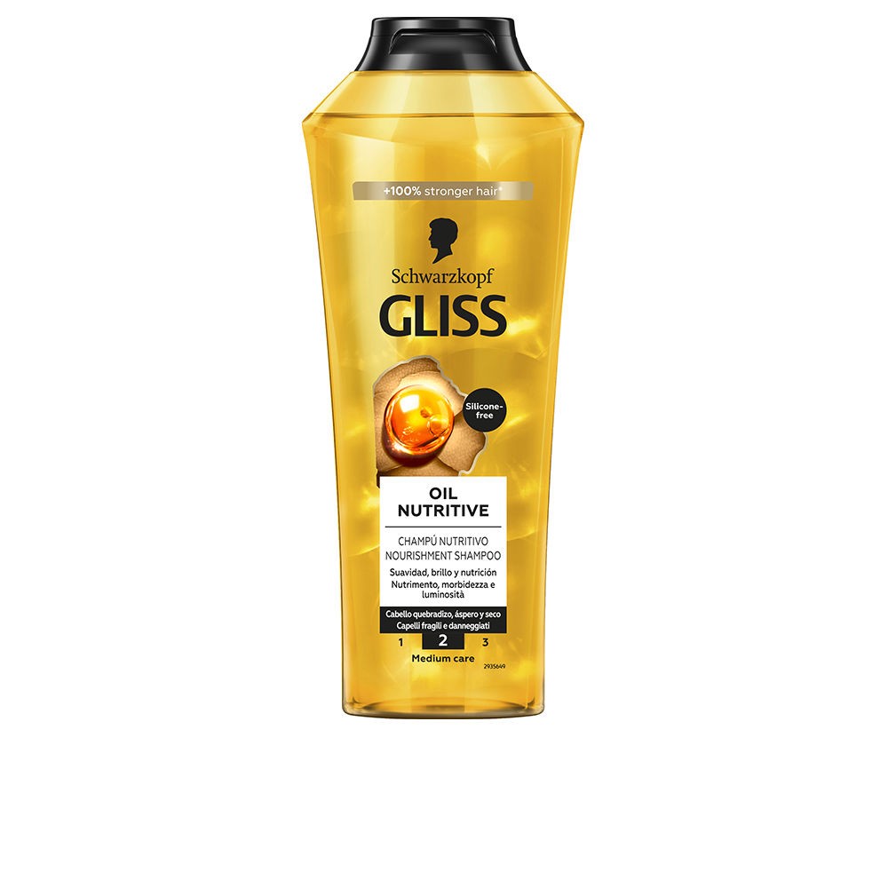 Schwarzkopf Mass Market Shampoo nutriente GLISS OIL 400ml unisex