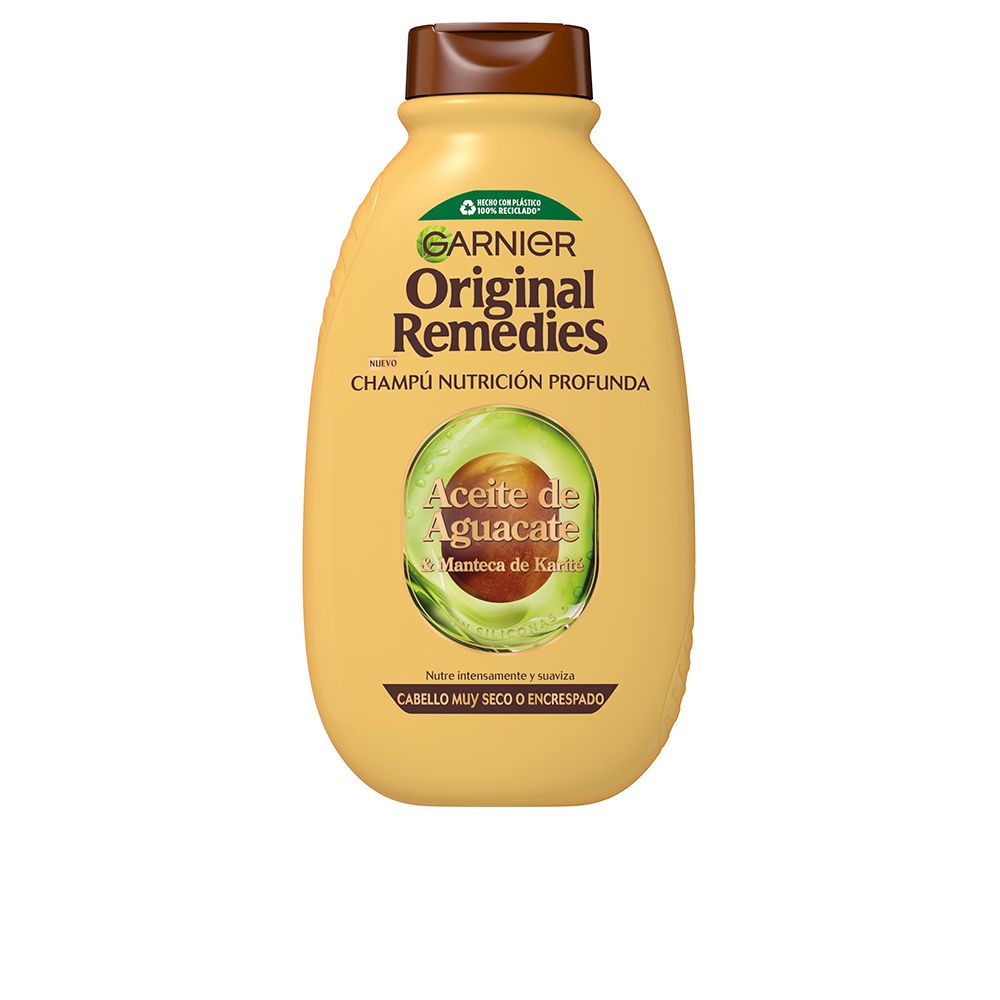 Garnier Shampoo ORIGINAL REMEDIES con olio di avocado e burro di karité 400ml unisex