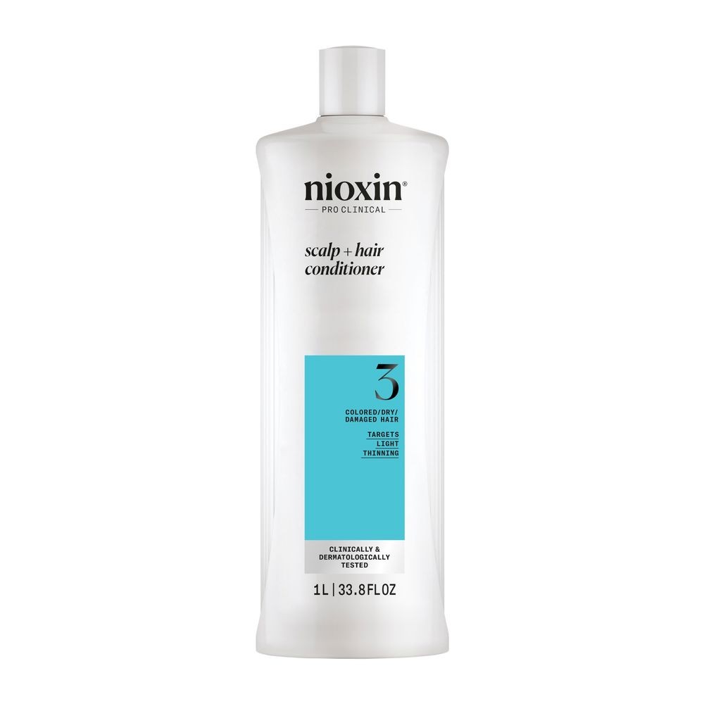 Nioxin SISTEMA 3 - Balsamo - Capelli Tinti e Danneggiati con Lieve Indebolimento 1000ml unisex