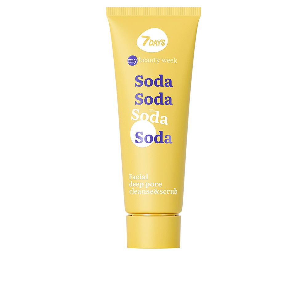 7days SODA Detergente viso esfoliante per pori profondi 80ml donna