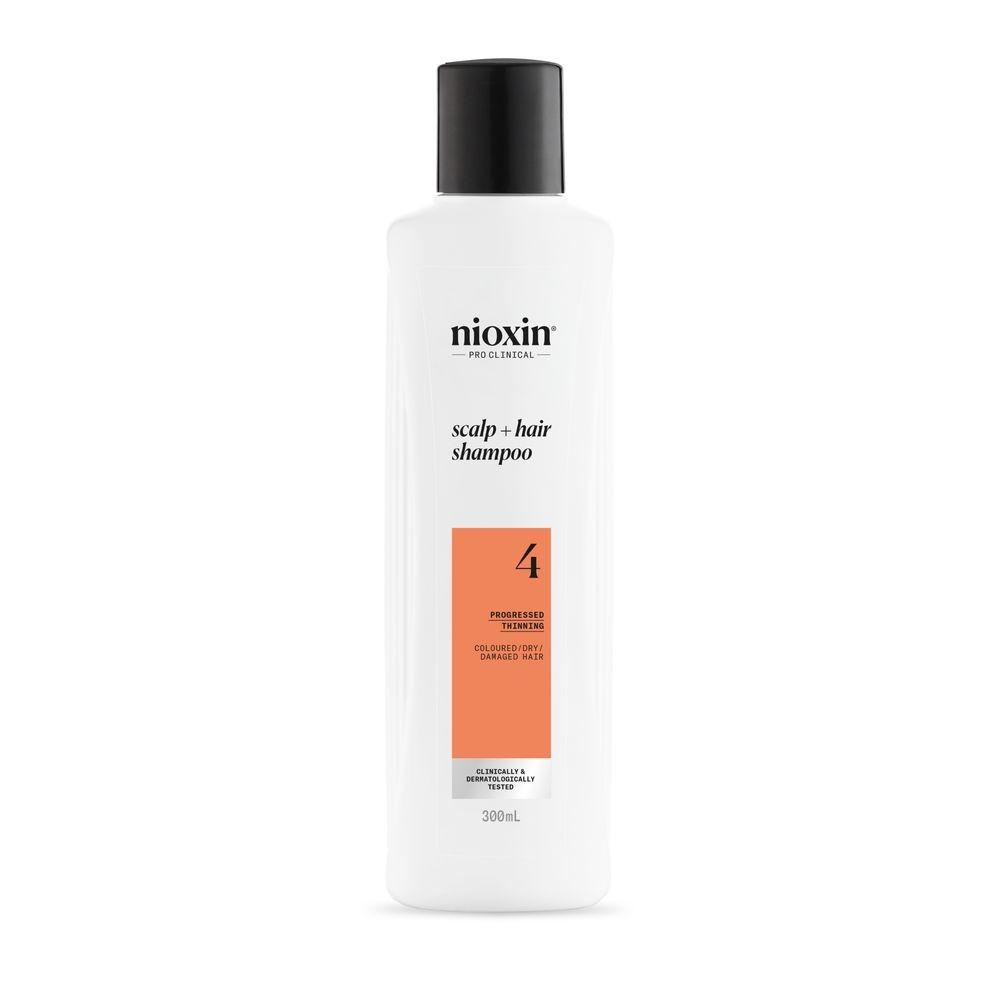 Nioxin SYSTEM 4 - Shampoo - Capelli Tinti e Danneggiati con Trattamento Anti-Indebolente Avanzato 300ml unisex