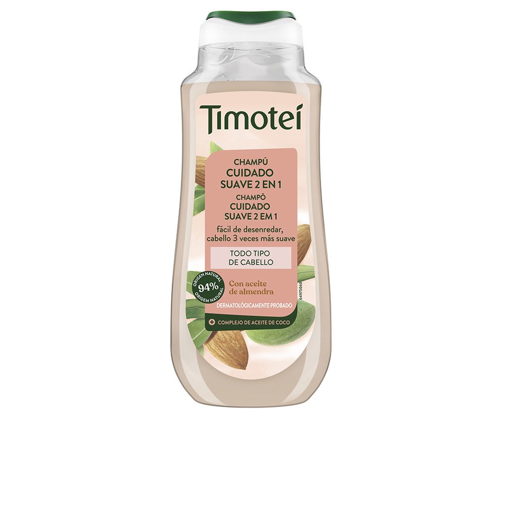 Timotei TIMOTEI Shampoo delicato 2 in 1 con olio di mandorle e cocco per tutti i tipi di capelli 300ml unisex