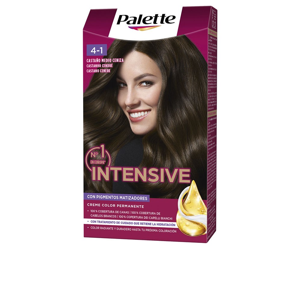 Palette Tintura per capelli PALETTE INTENSIVE n.4.1 - Castano cenere medio 1 confezione donna