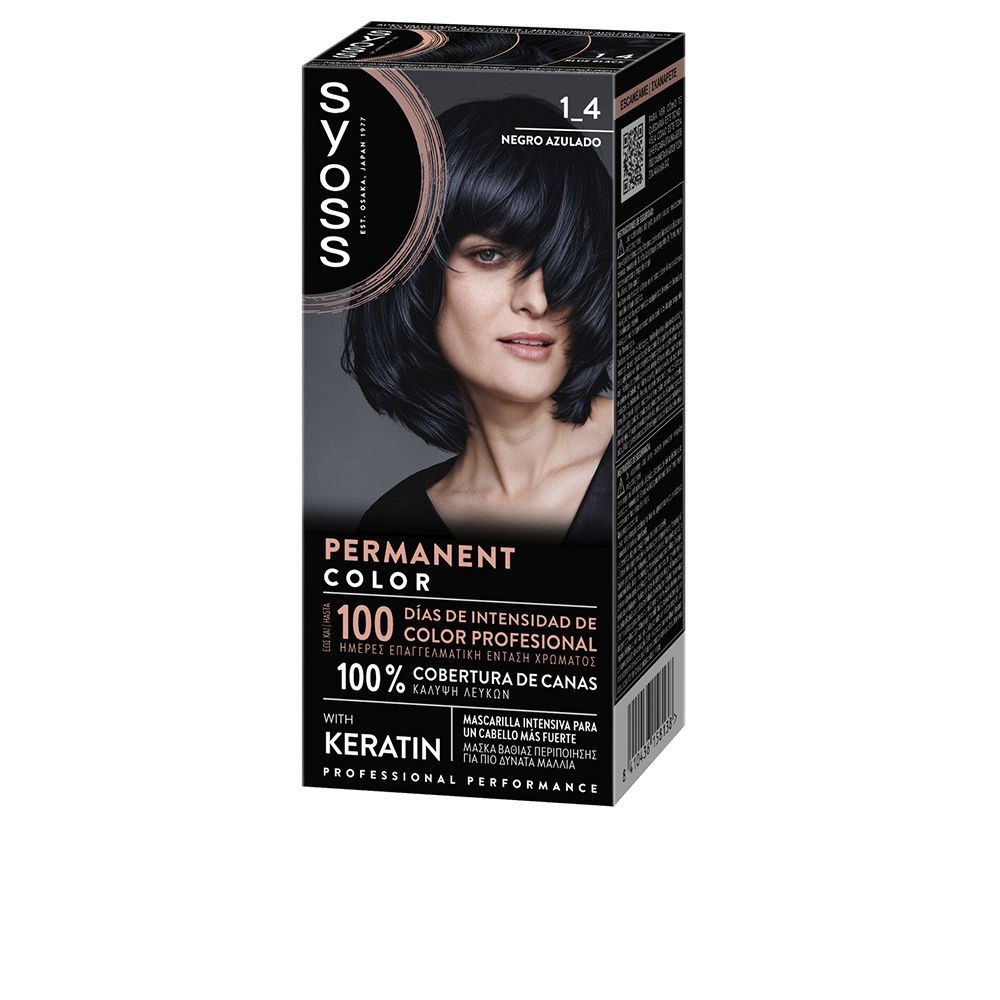 Syoss TINTURA PERMANENTE n.1.4 - Blu Nero 1 unità unisex