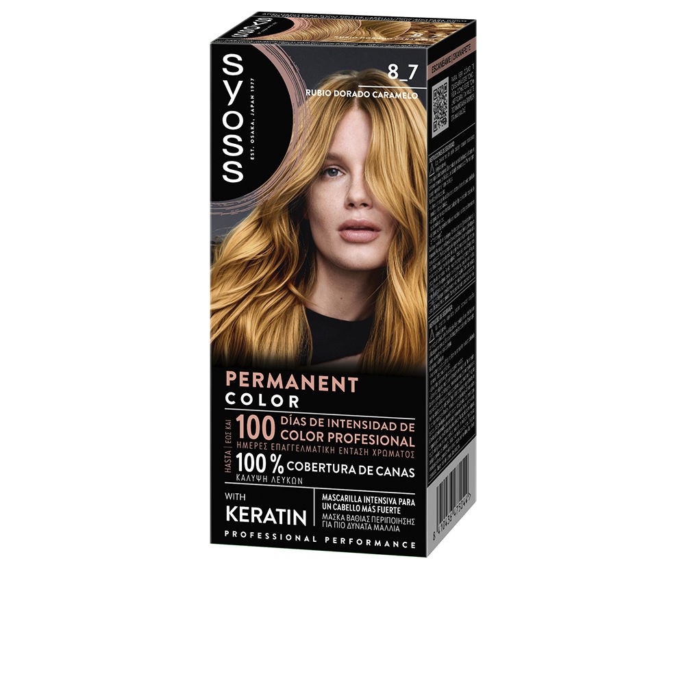 Syoss TINTURA PERMANENTE n.8.7-Rub Caramello Dorato 1 u unisex