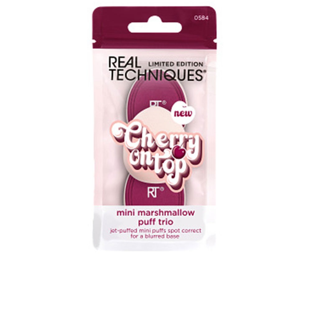Real Techniques TRIO DI MINI MARSHMALLOW CON CILIEGIA IN CIMA - 3 PEZZI unisex