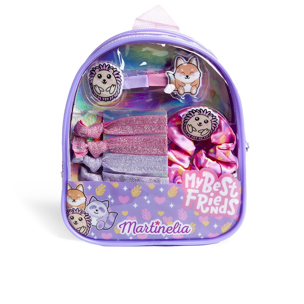 Martinelia ZAINO PER I MIEI MIGLIORI AMICI 8 pezzi 5 scrunchies + 2 clips + 1 backpack unisex