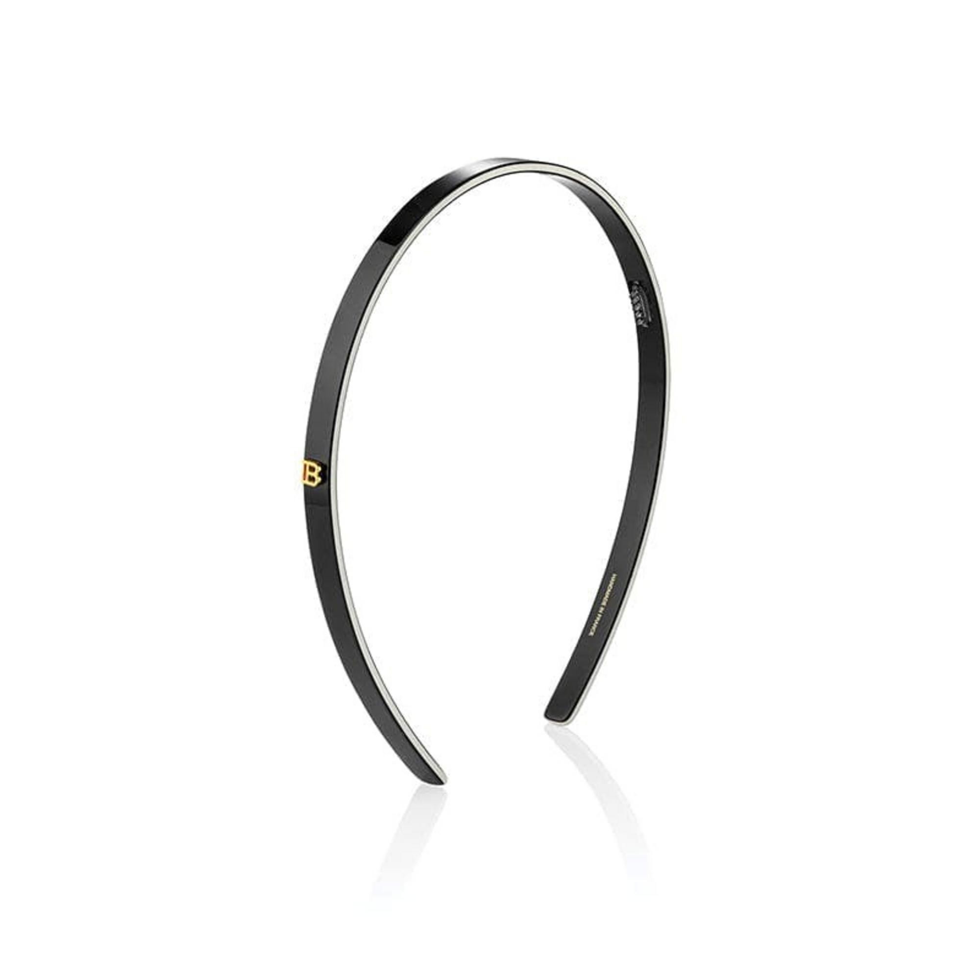 Fascia per capelli Balmain Balmain Nero/Bianco