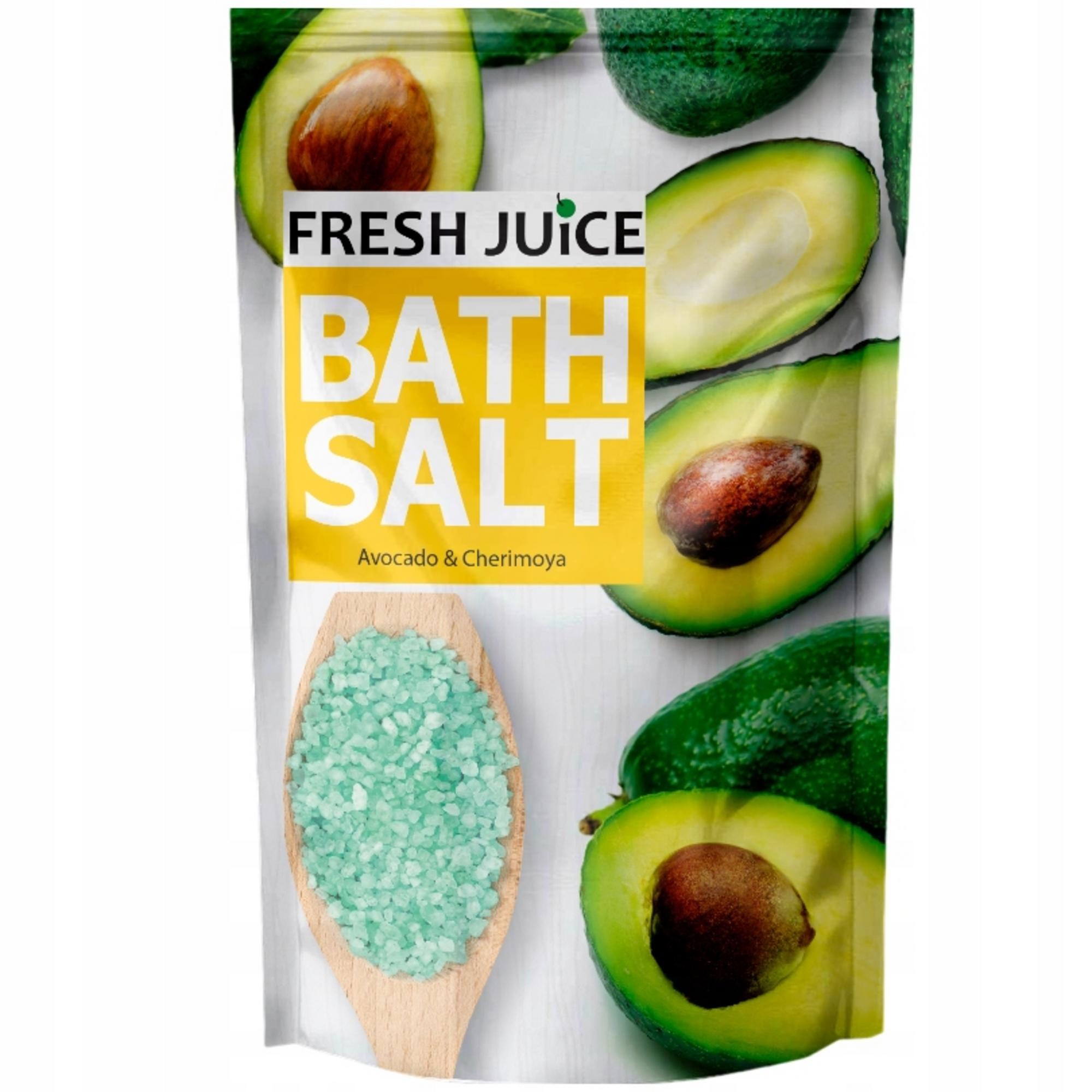 Sale da bagno nutriente naturale al succo fresco di avocado e cherimoya 500 g