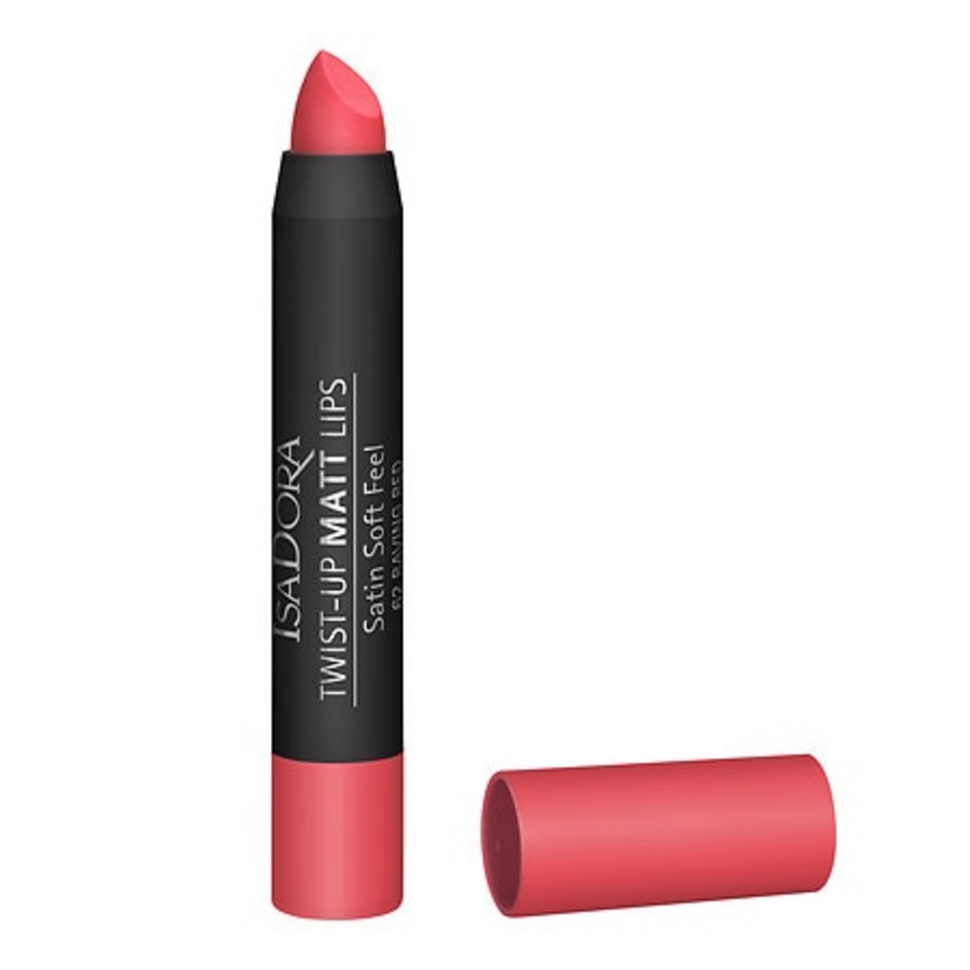 Rossetto cremoso opaco IsaDora Twist-Up 62 Rosso acceso 33 g