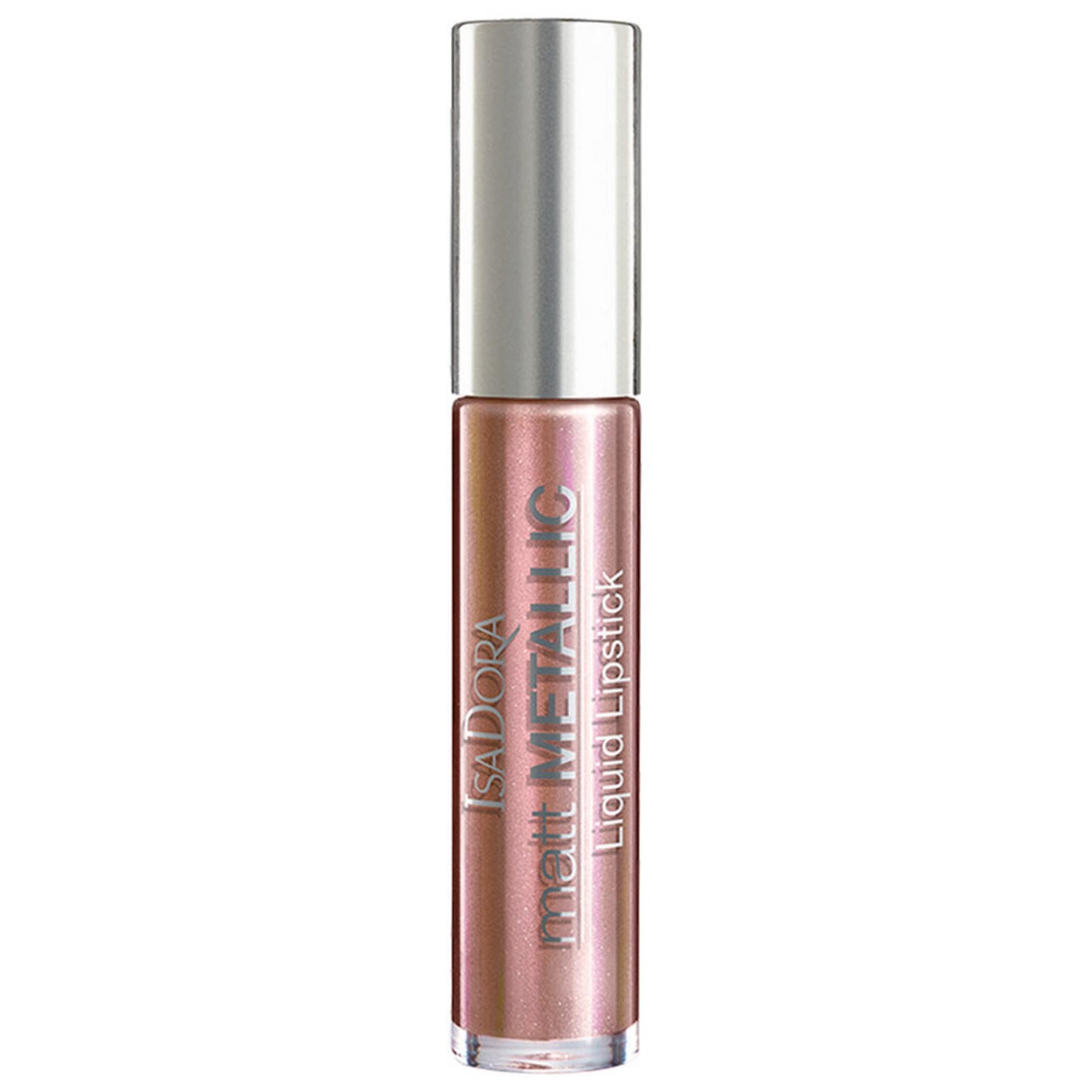 Rossetto liquido metallizzato opaco IsaDora 81 Oro Rosa 7ml