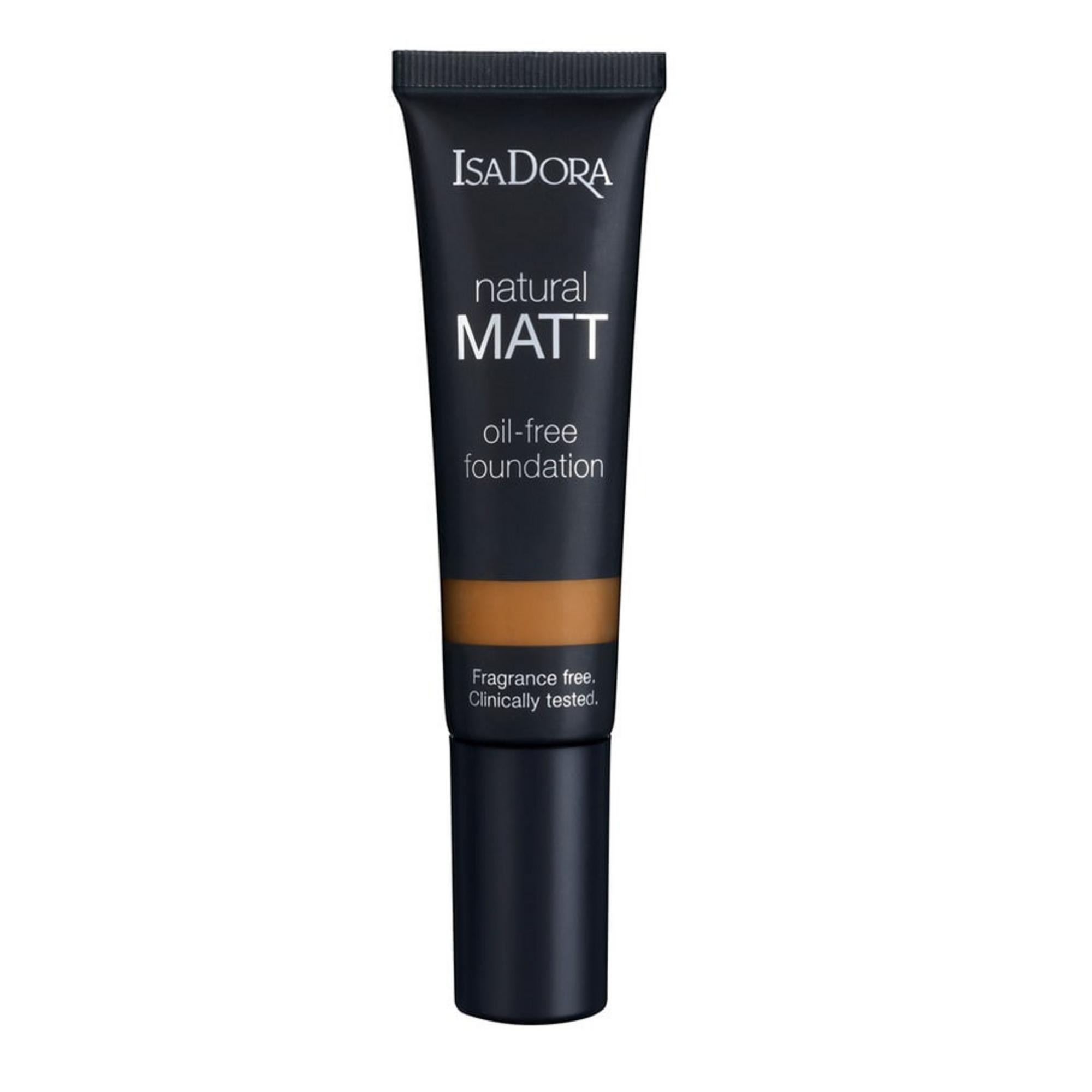 Fondotinta liquido opacizzante IsaDora Natural Matt Oil-Free 25 Mocha 35ml