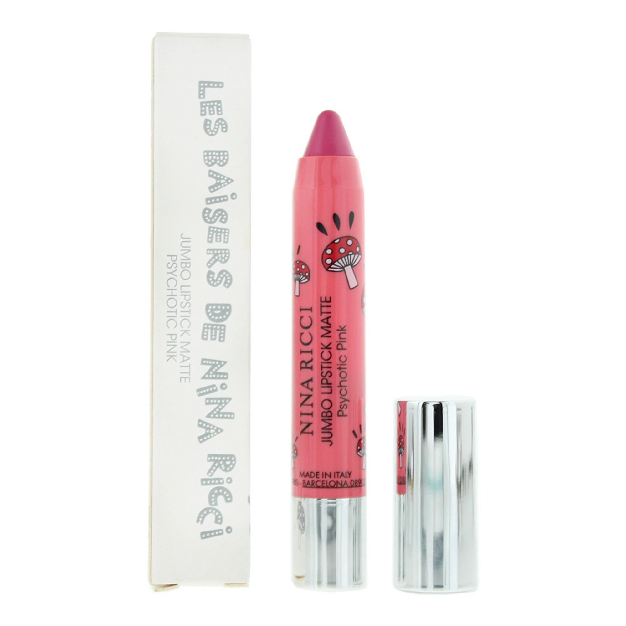 Rossetto liquido opaco Nina Ricci Jumbo Jumbo Matte Cream Lipstick Psychotic Pink 25 g