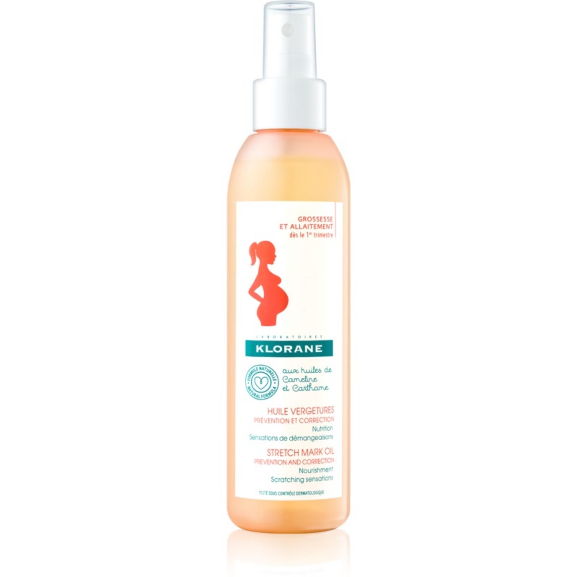 Olio da massaggio antismagliature Klorane Mum 200ml