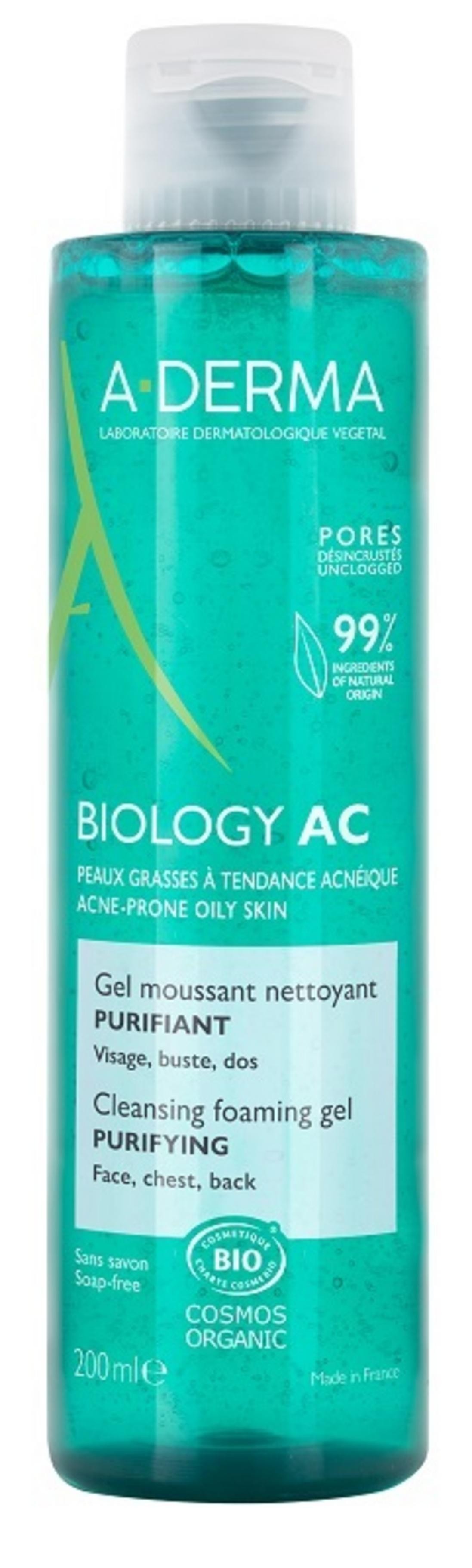 A-Derma Biology AC Gel detergente purificante 200ml