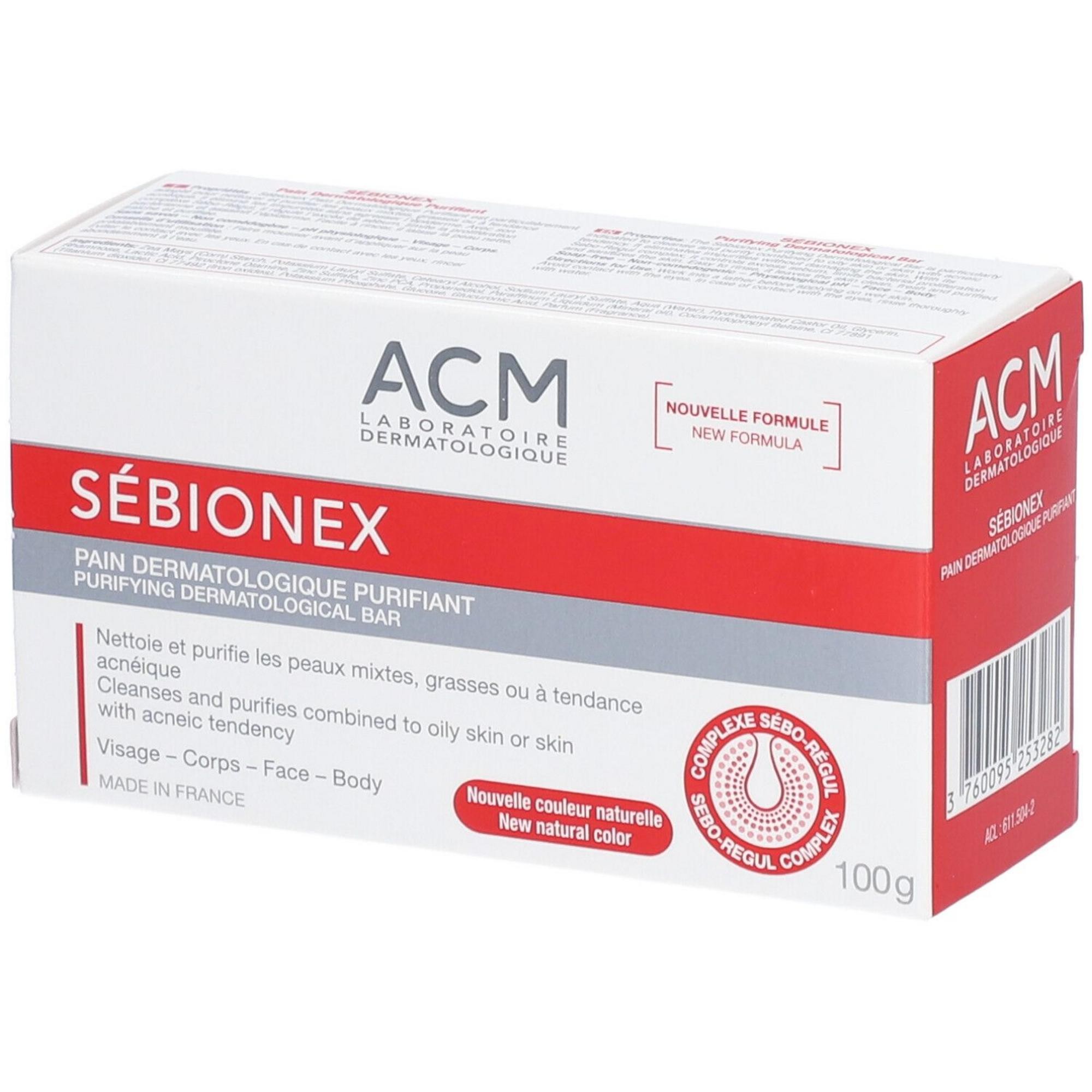 Laboratoire ACM Sebionex Sapone detergente purificante per il viso 100 g