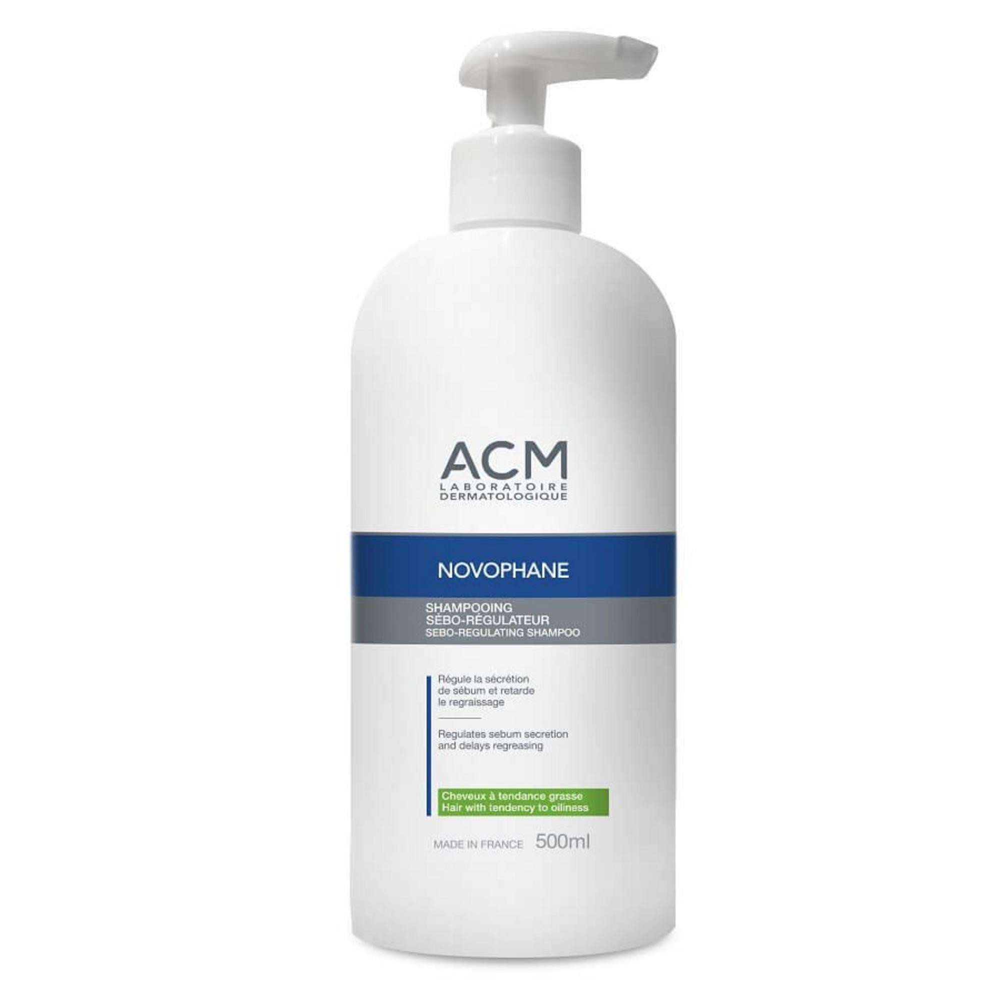 Shampoo trattamento Novophane per capelli grassi per la regolazione dell'eccesso di sebo 500ml