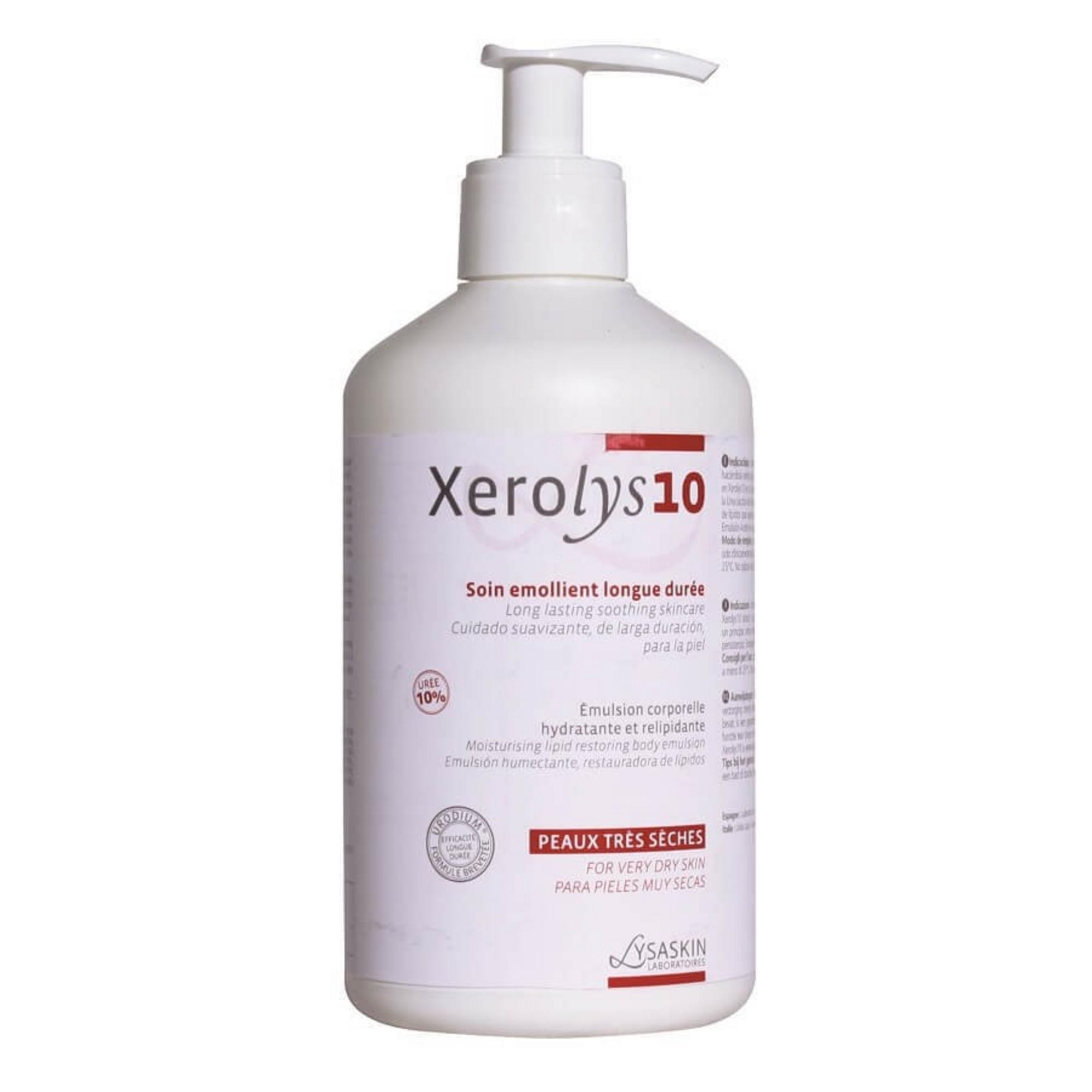 Lab Lysaskin Xerolys 10 Urodium Emolliente Emulsione Quotidiana per il Viso 200ml
