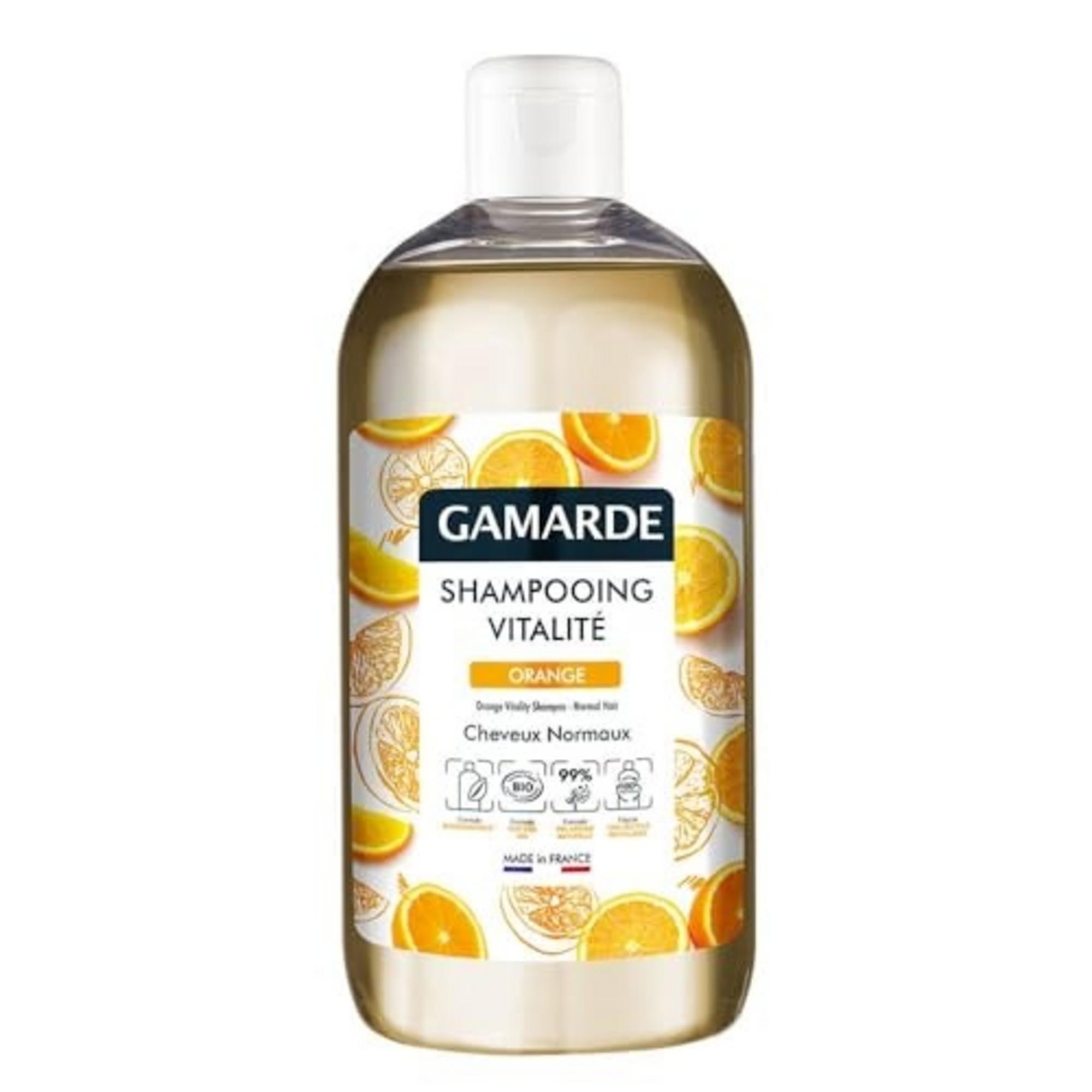 Shampoo rivitalizzante Gamarde Bio all'arancia 500ml