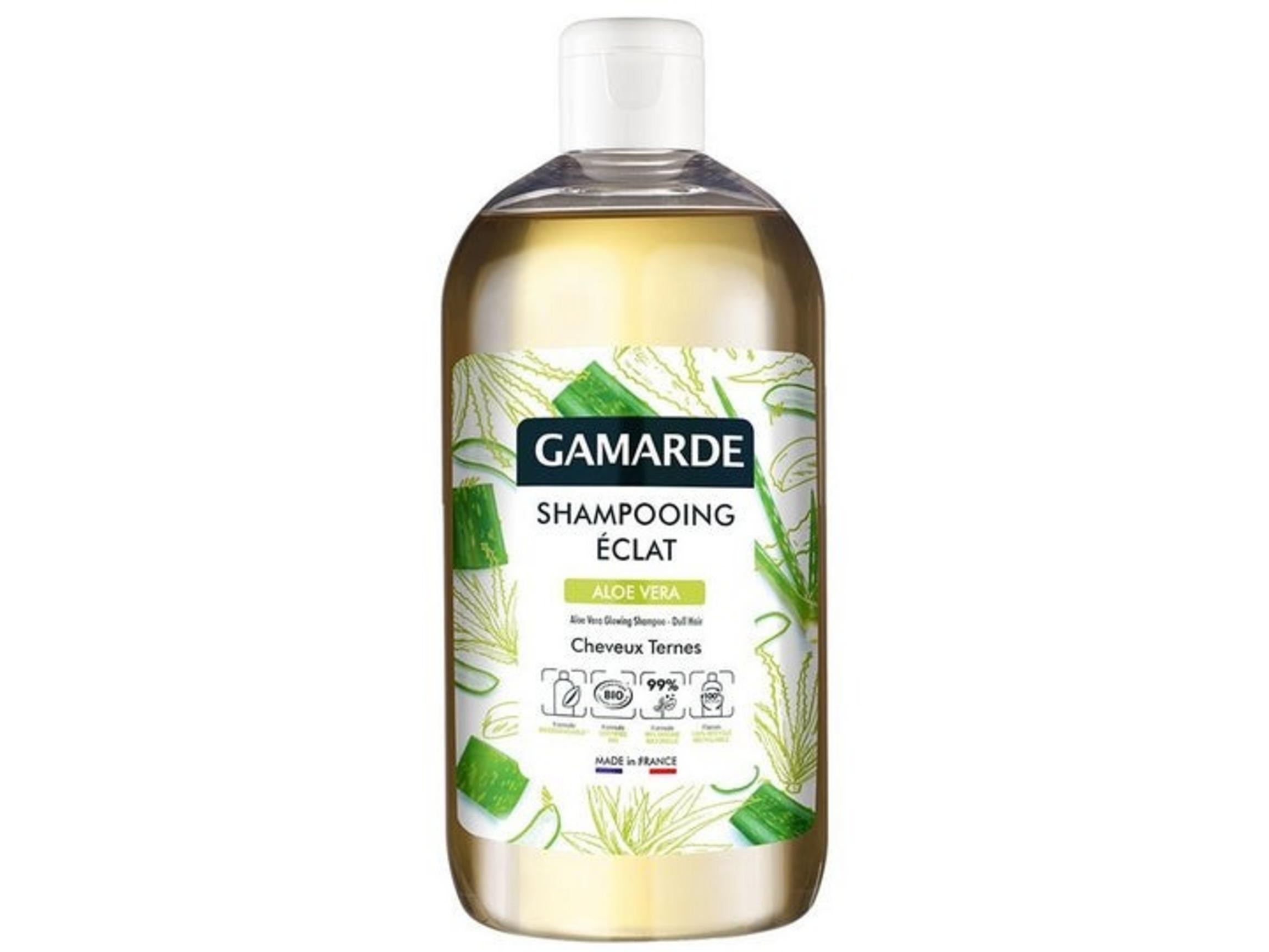 Gamarde Bio Aloe Vera Shampoo Trattamento Capelli Lucente per Tutti i Tipi di Capelli 500ml