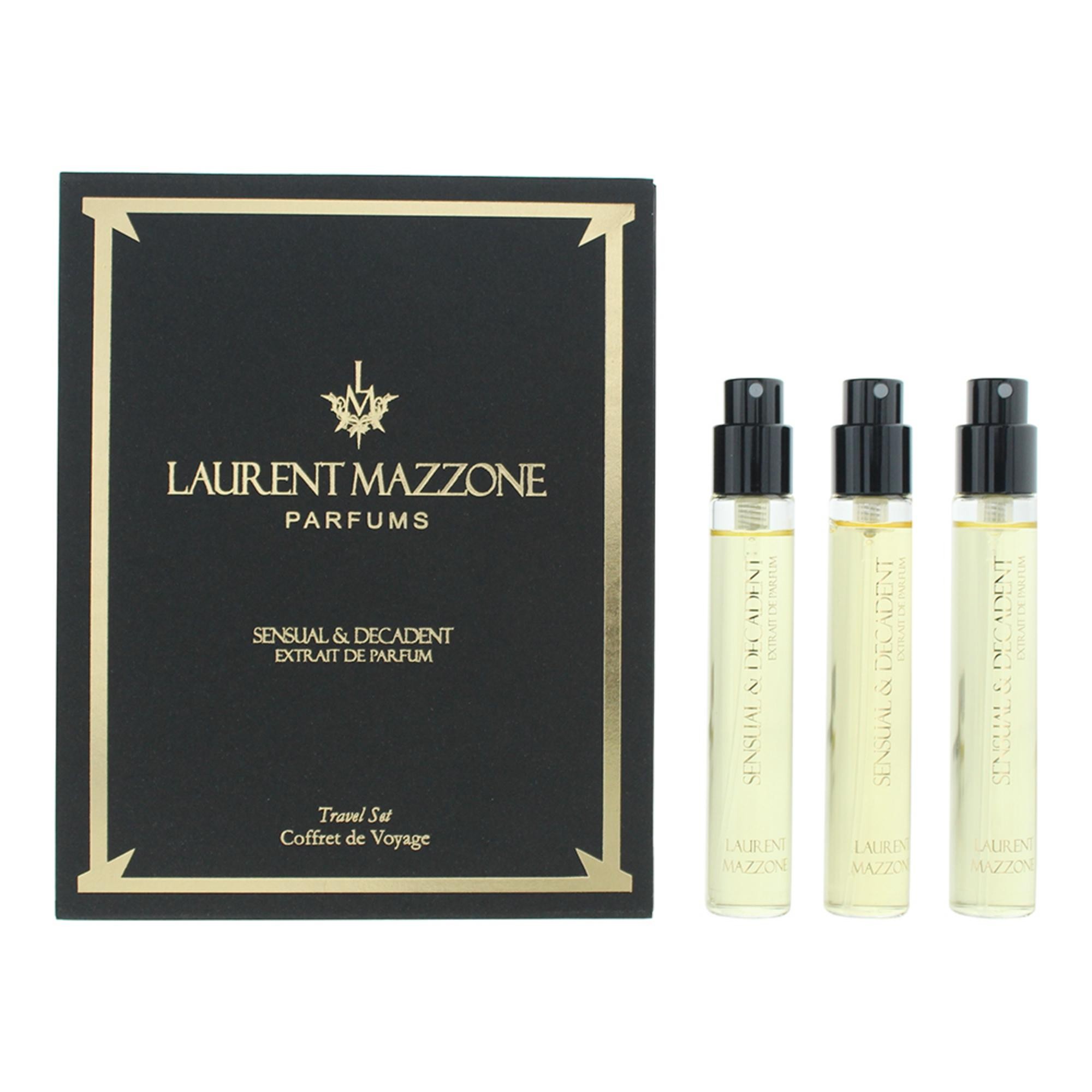 Cofanetto Trio Laurent Mazzone Sensual & Decadent Extrait De Parfum Unisex 3 pz 15ml