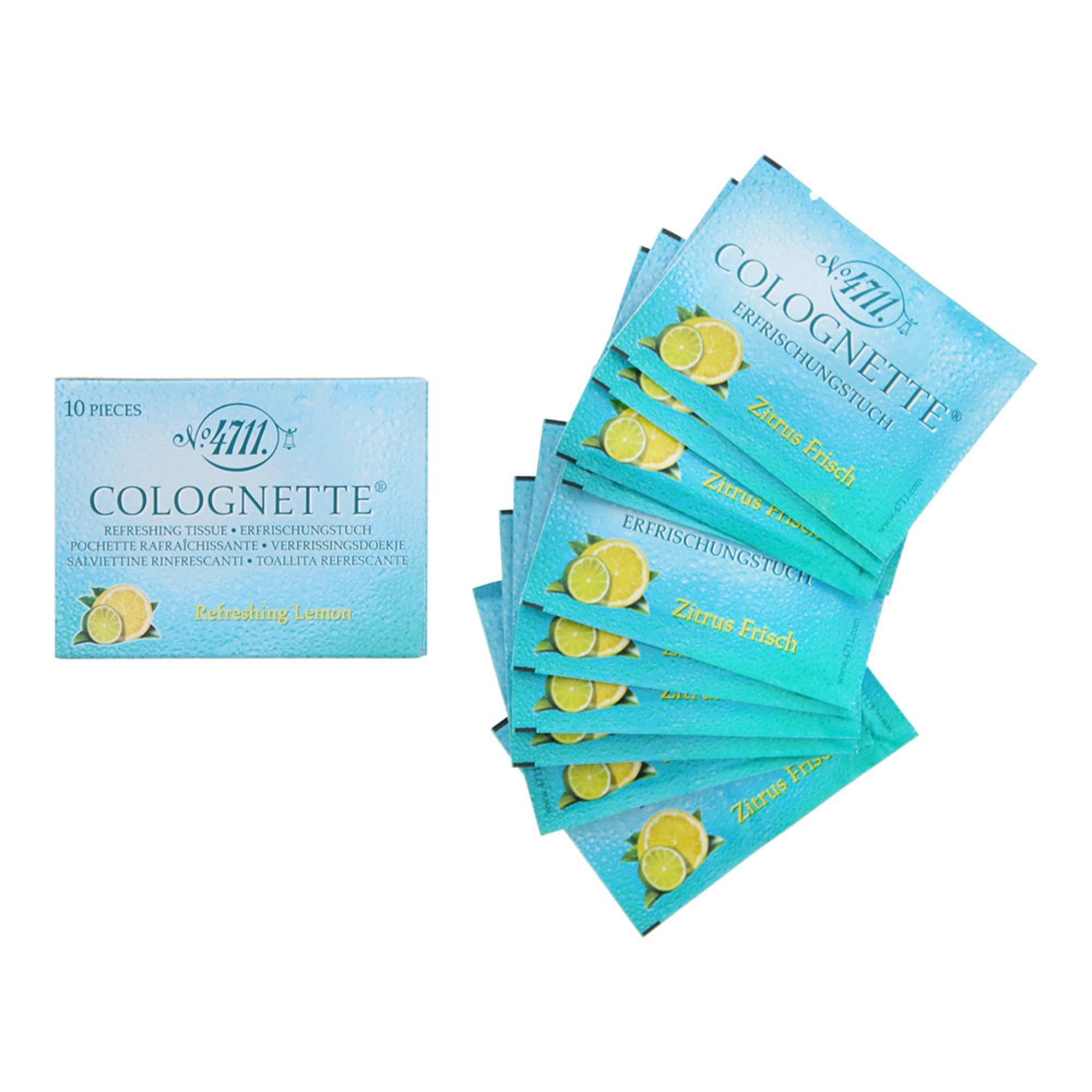 Set 4711 Salviette detergenti Colognette 10 pezzi