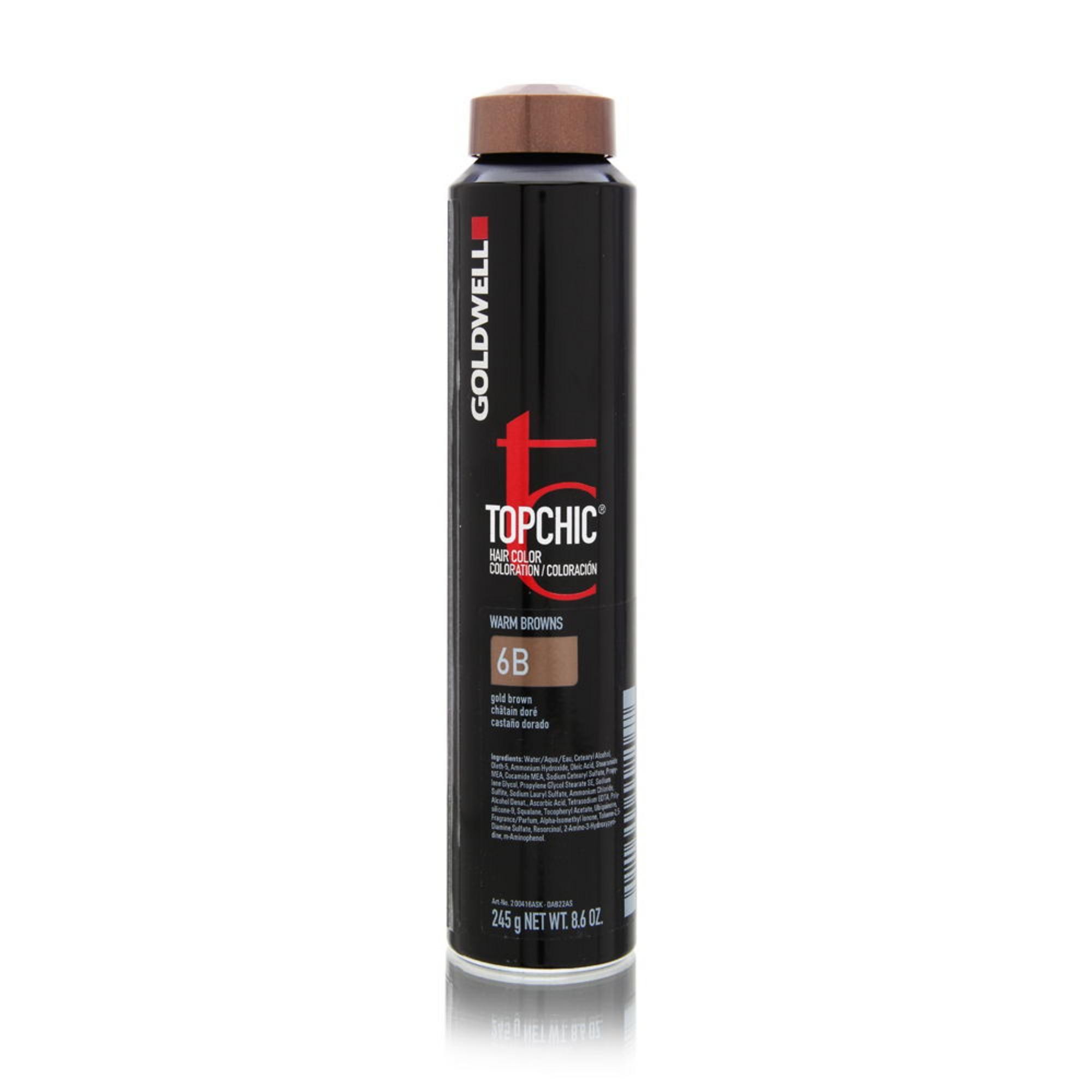Tintura per capelli permanente Goldwell TopChic 6B Castano Dorato 250ml